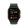 Apple Watch Ultra 2 Black Titanium Case With Dark Green Alpine Loop